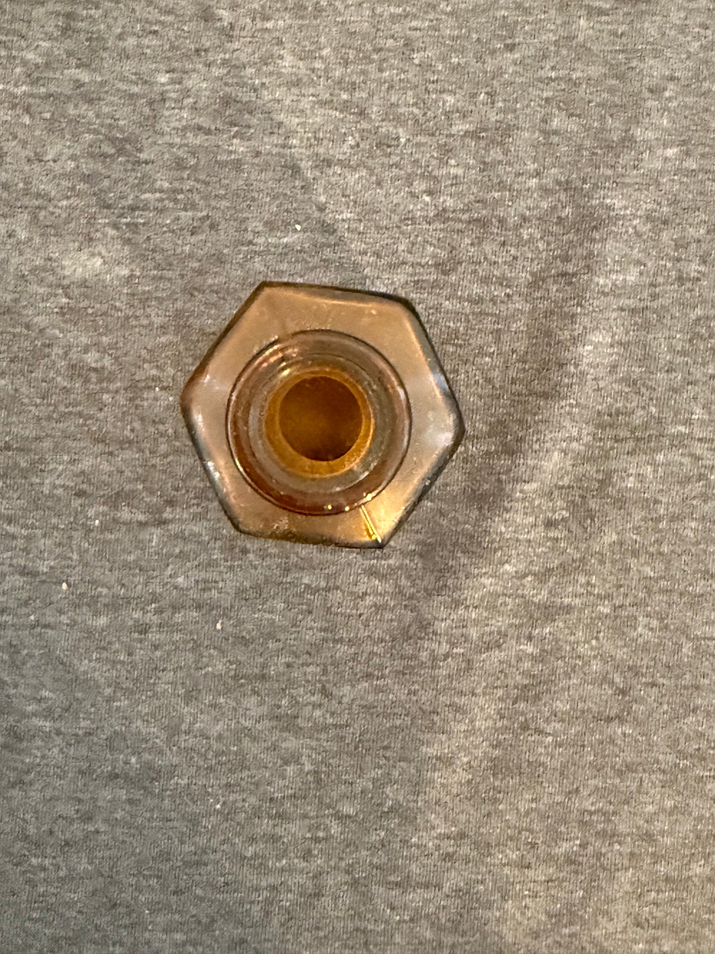 Antique Amber Poison Bottle