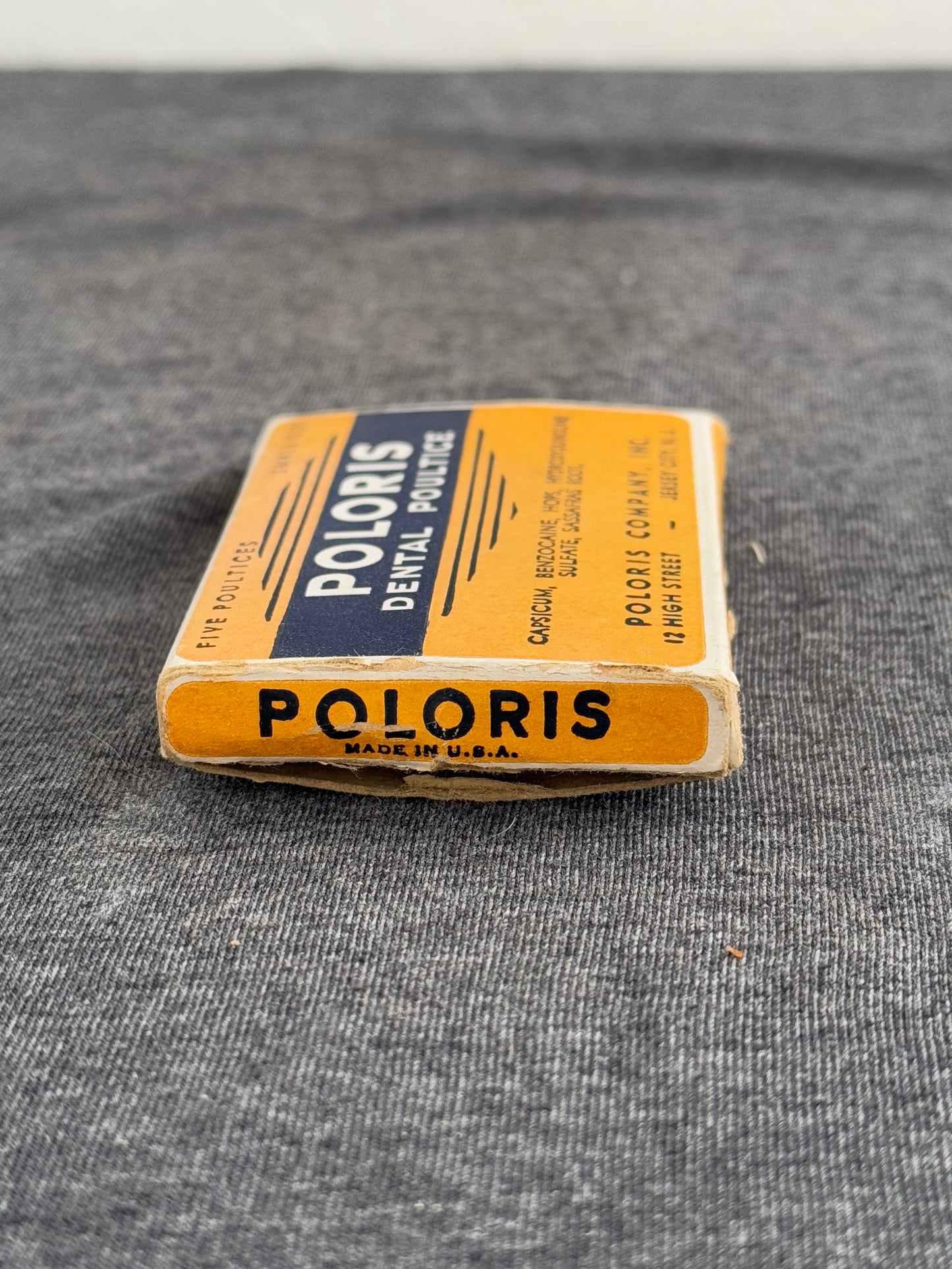Vintage Poloris Dental Poultices Box