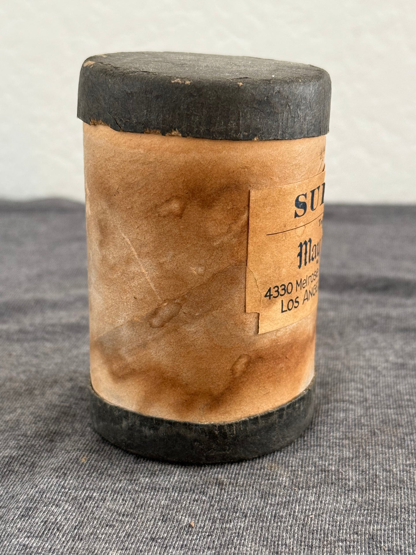 Vintage Sulphur Container from May Drug Co.