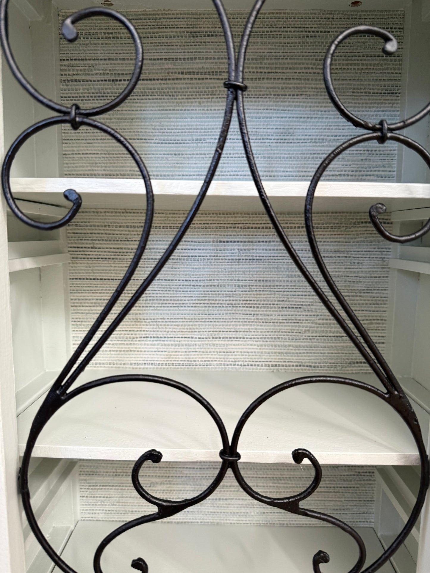 Upcycled Cabinets with Adjustable Shelves