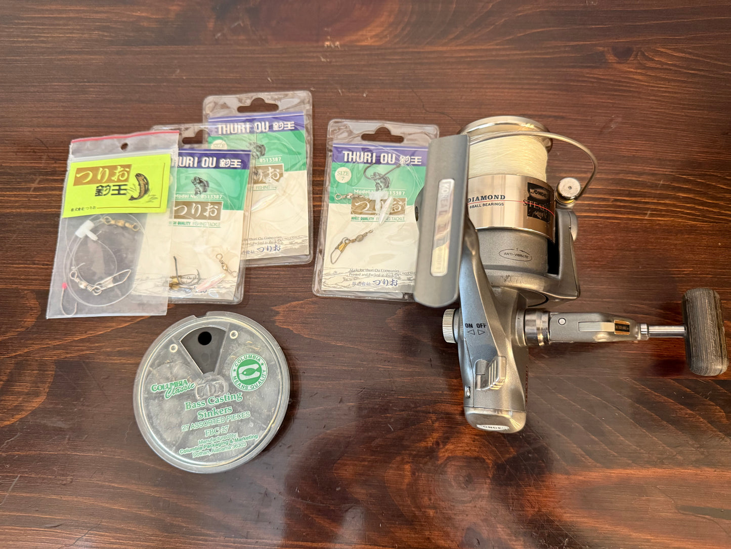 Handmade Wooden Tackle Box from 1990