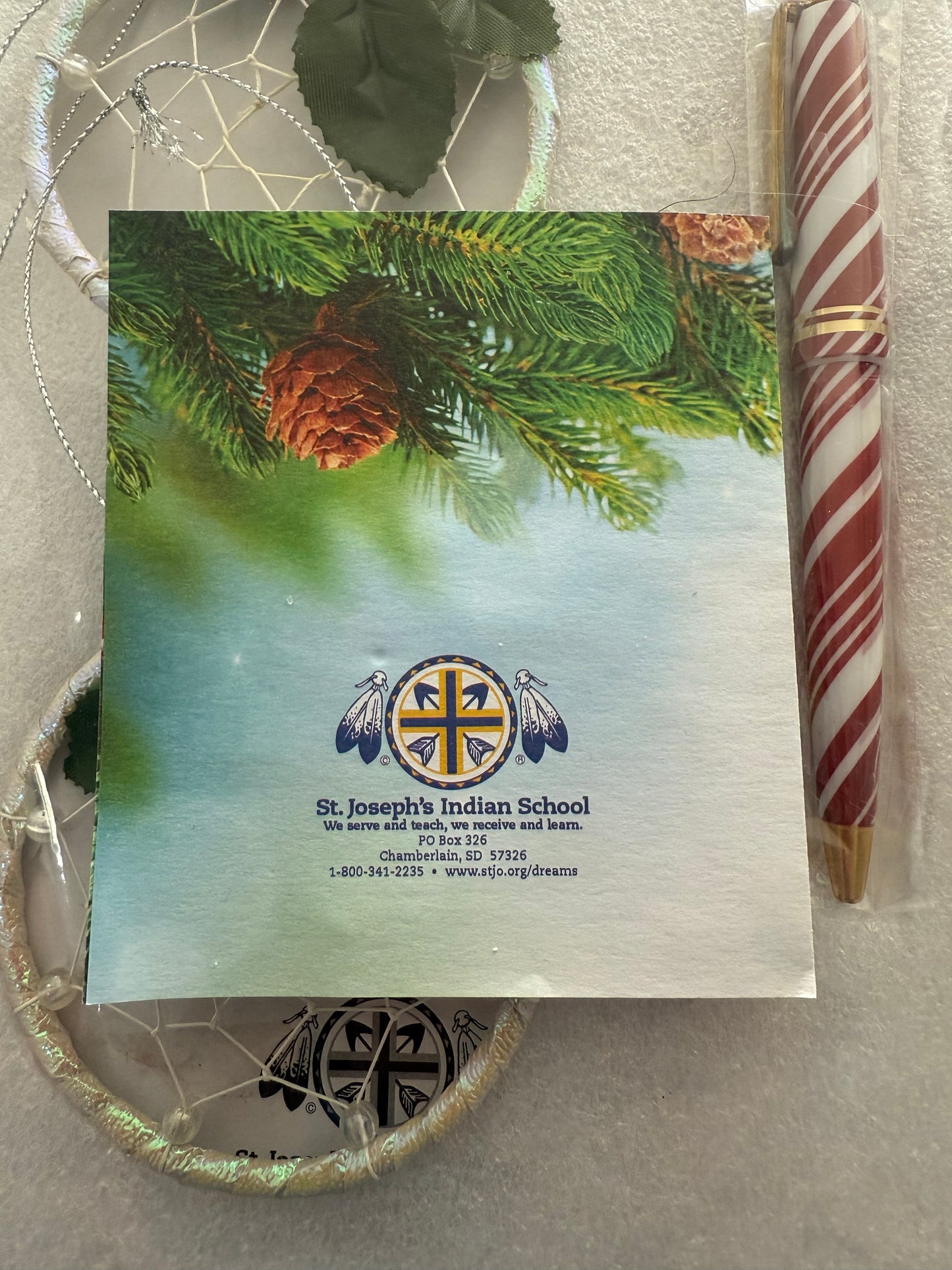 Lakota Tribe Christmas "Peace" & "Hope" Dreamcatcher Set