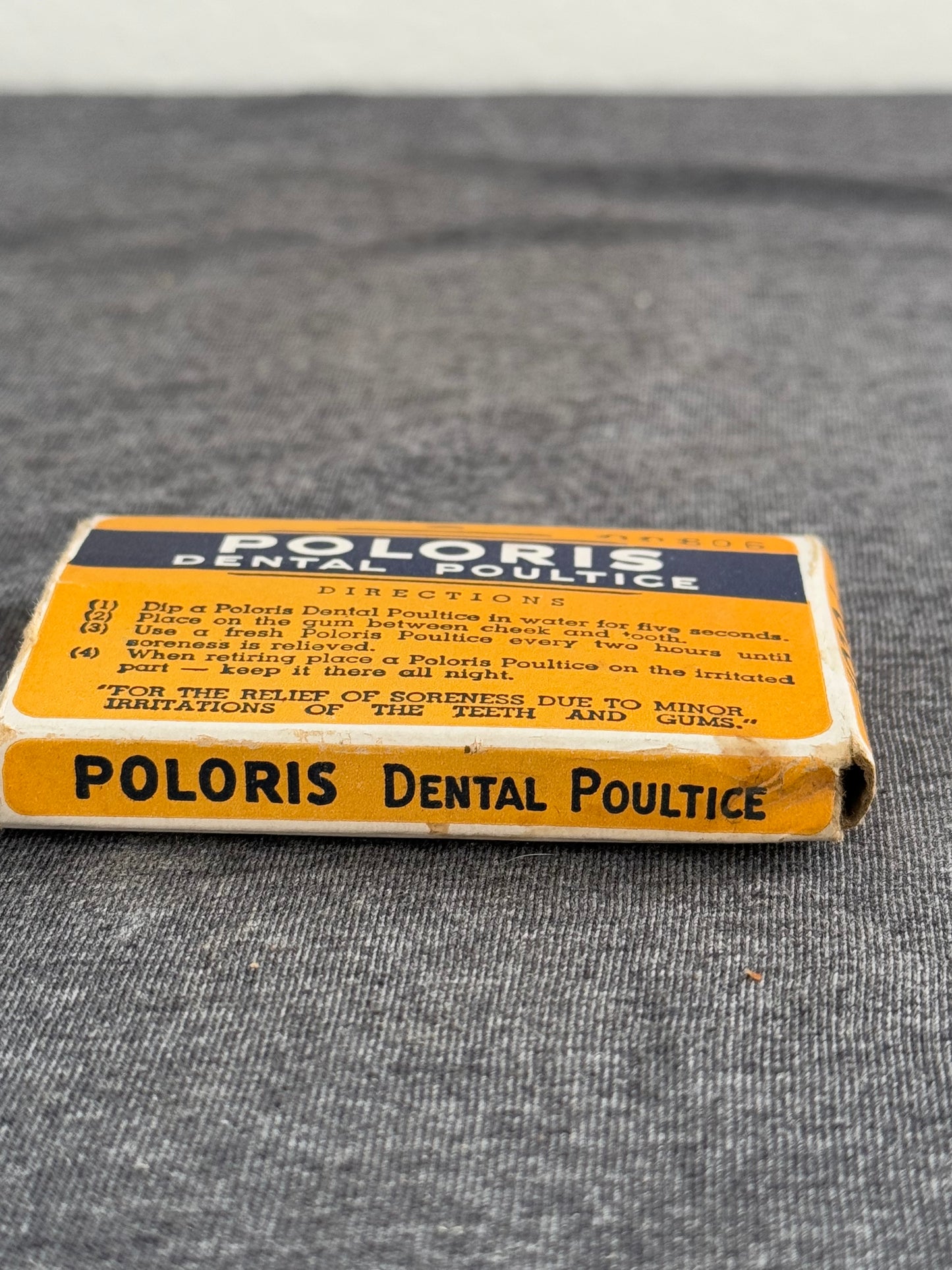 Vintage Poloris Dental Poultices Box