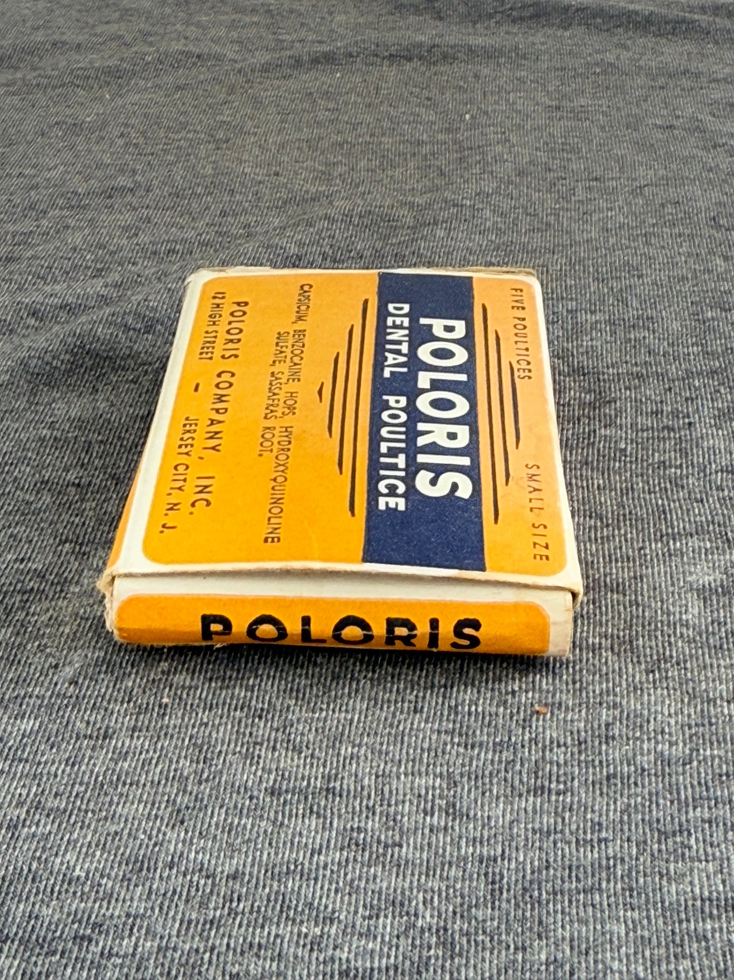Vintage Poloris Dental Poultices Box