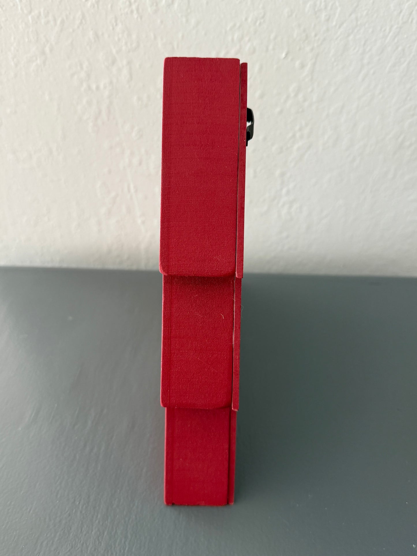 Red Christmas Tree Shaped Decoration Sign with Bells