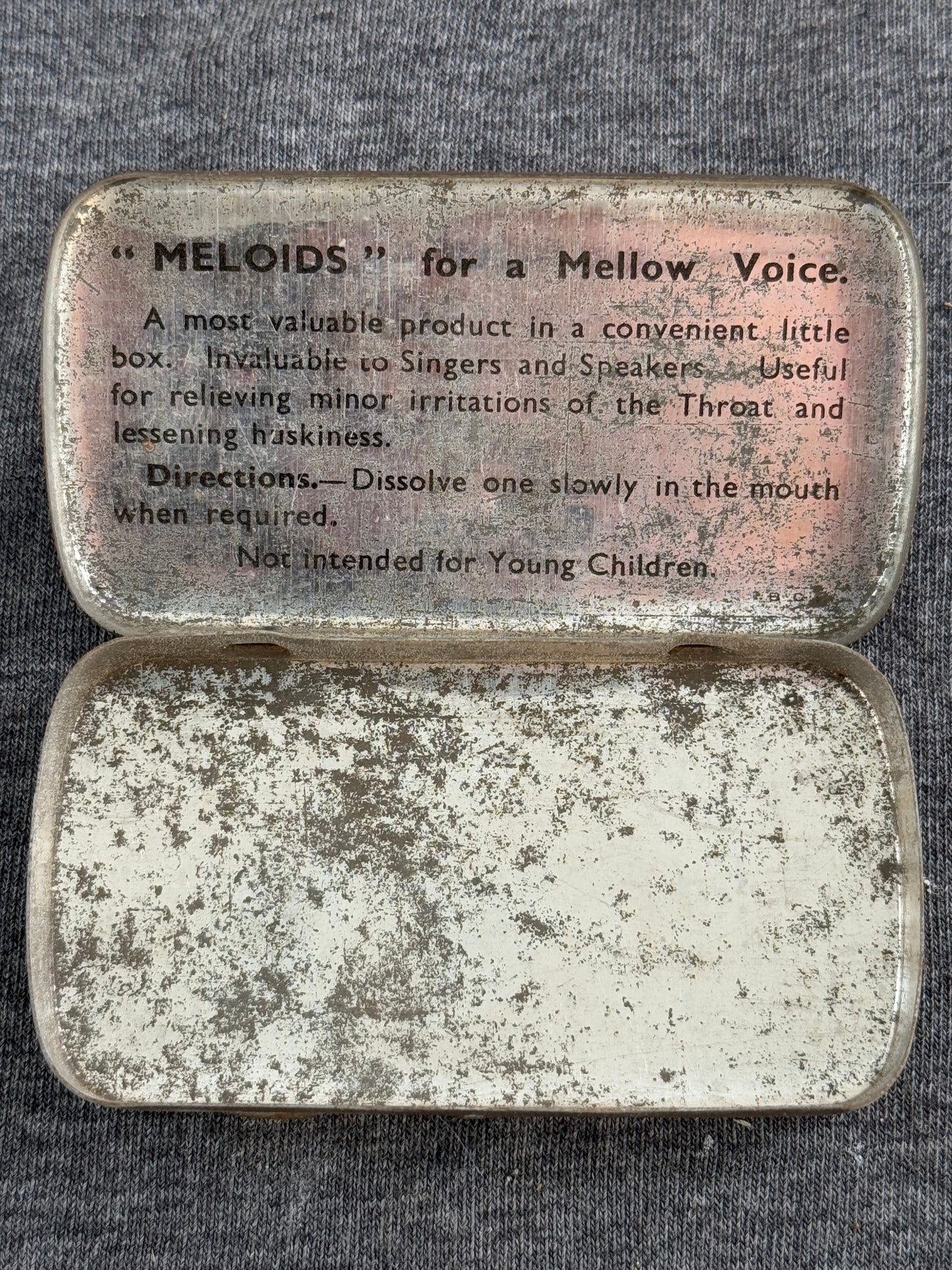 Vintage Meloids Lozenges Tin