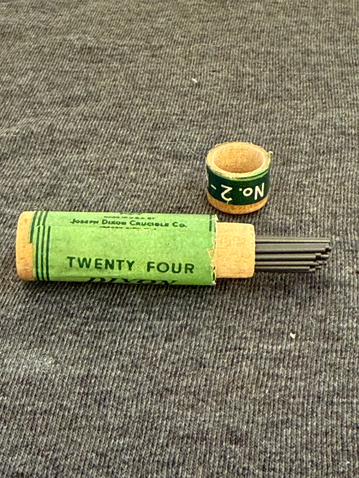 Vintage Dixon Ticonderoga Pencil Lead Tube