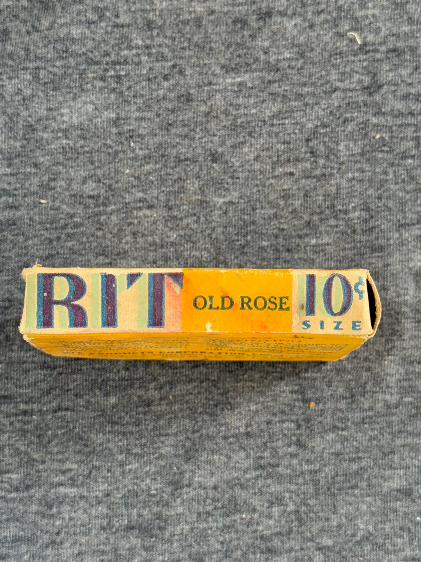 Vintage Rit Dye Box