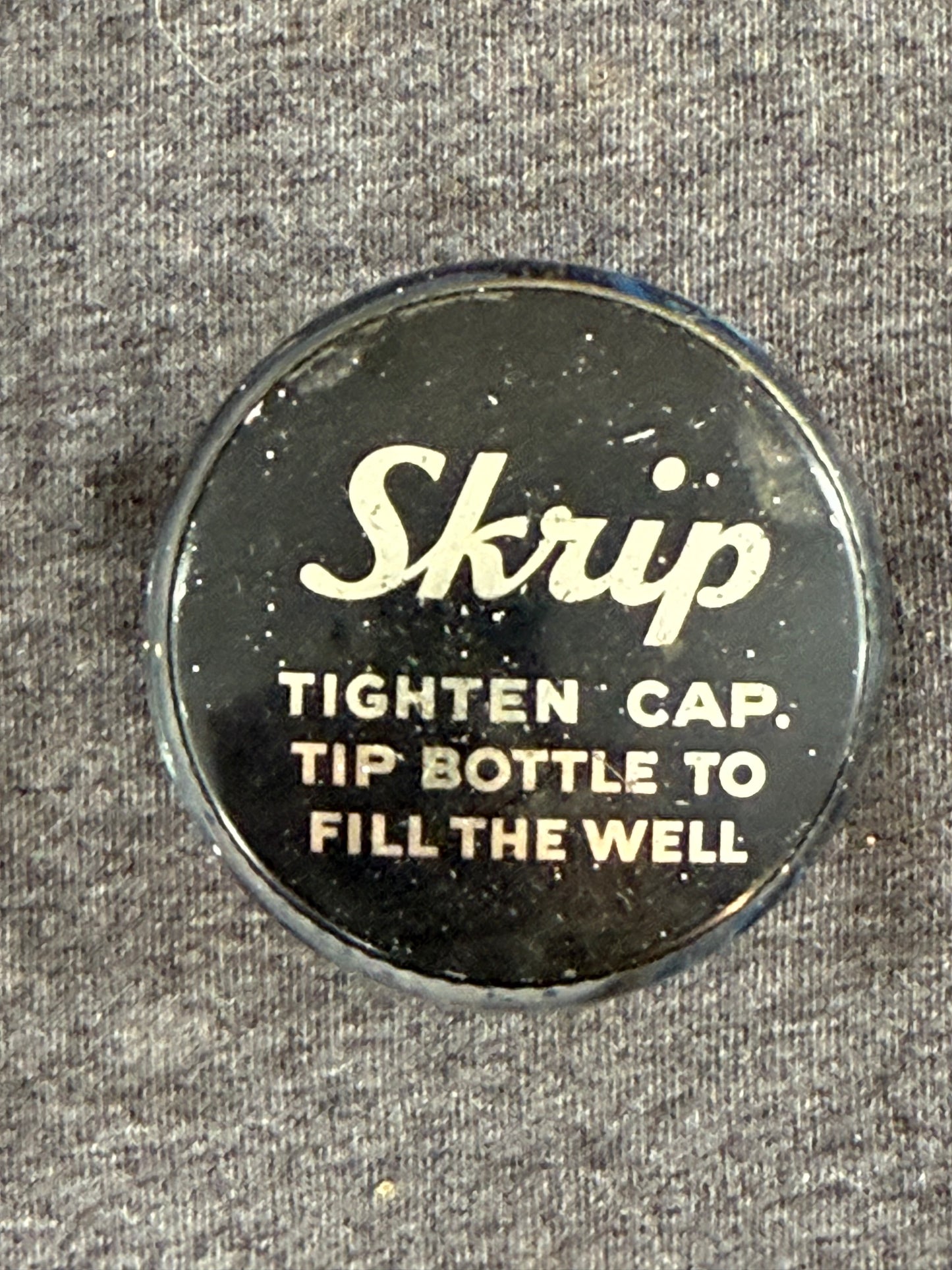 Vintage Bottle of Sheaffer's Skrip Royal Blue Ink