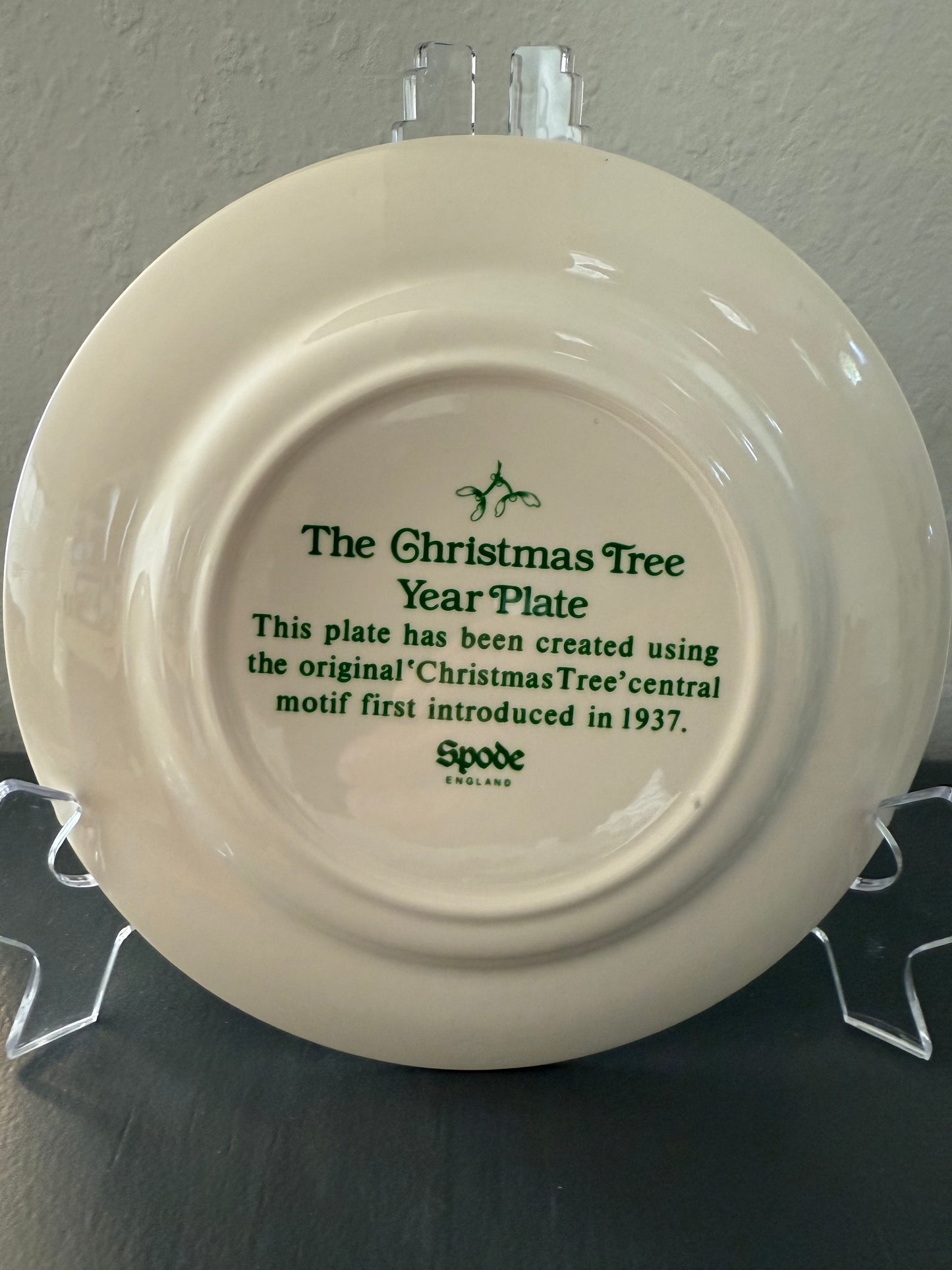 1993 Spode Christmas Tree Collector Plate