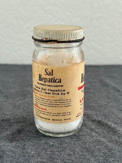 Vintage Sal Hepatica Bottle
