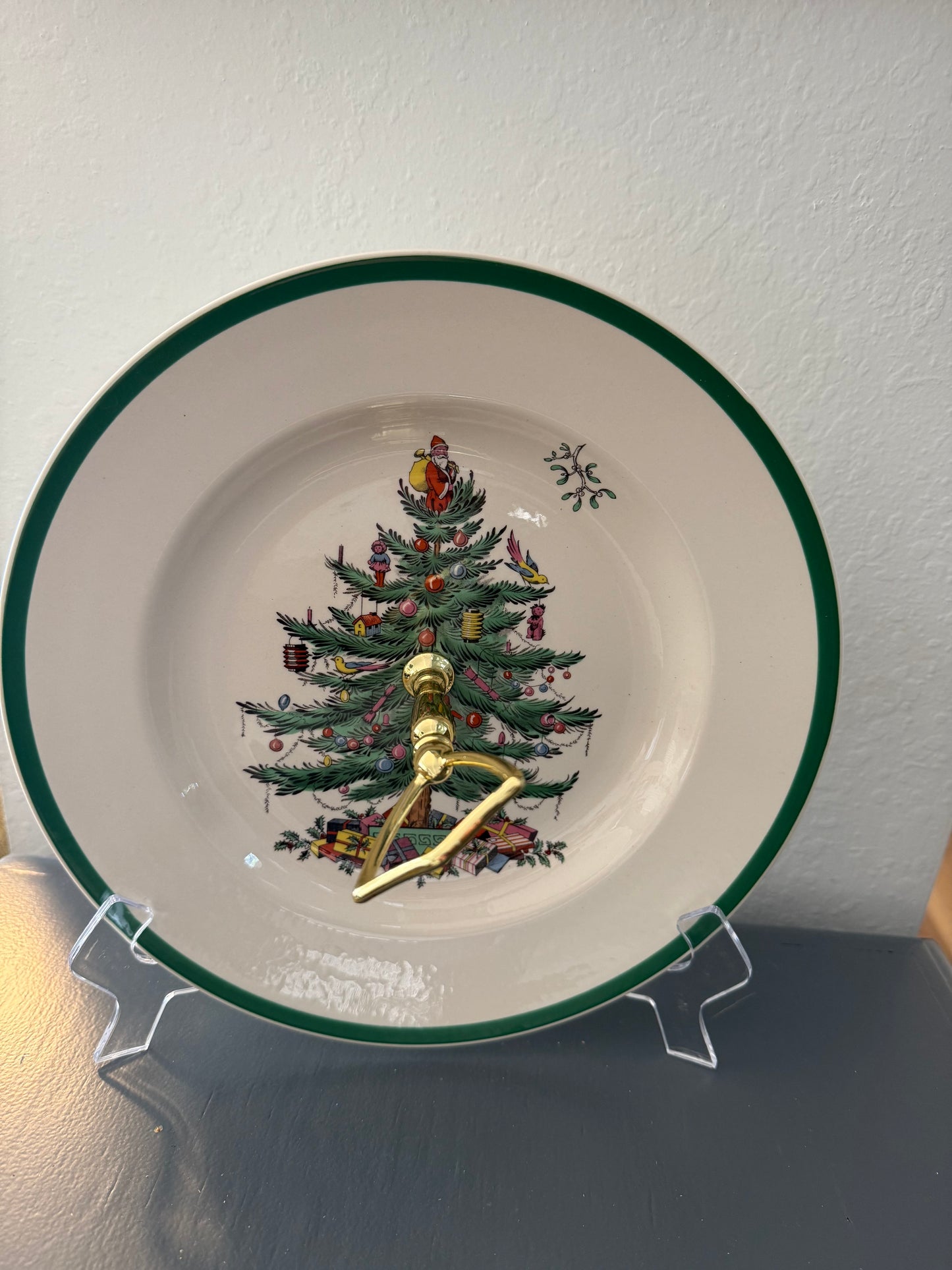 Spode Christmas Tree Tidbit Tray in Original Packaging