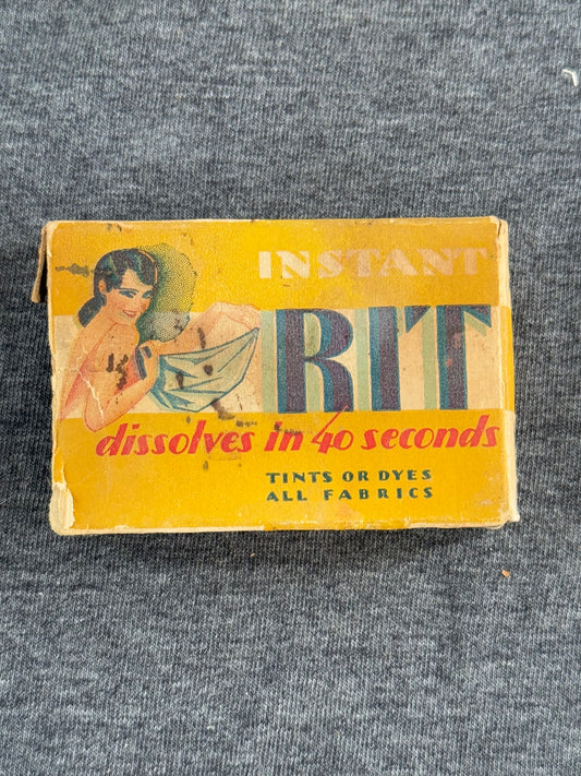Vintage Rit Dye Box