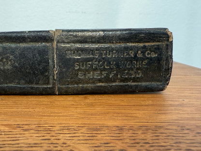 Antique Thomas Turner & Co. Straight Razor Box