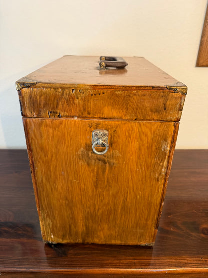 Handmade Wooden Tackle Box from 1990