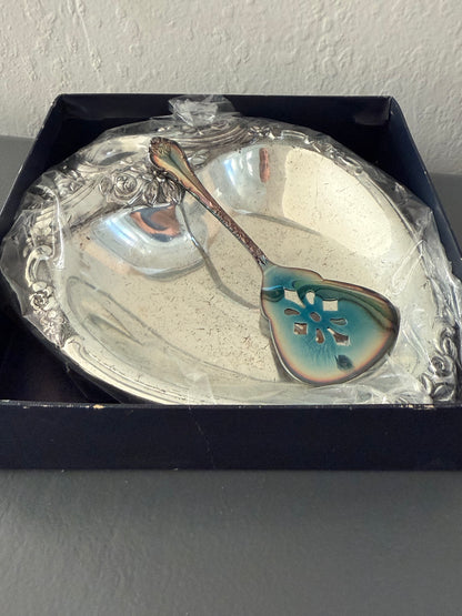 F. B. Rogers Silver Company Hostess Serving Set in Original Box (Japan)