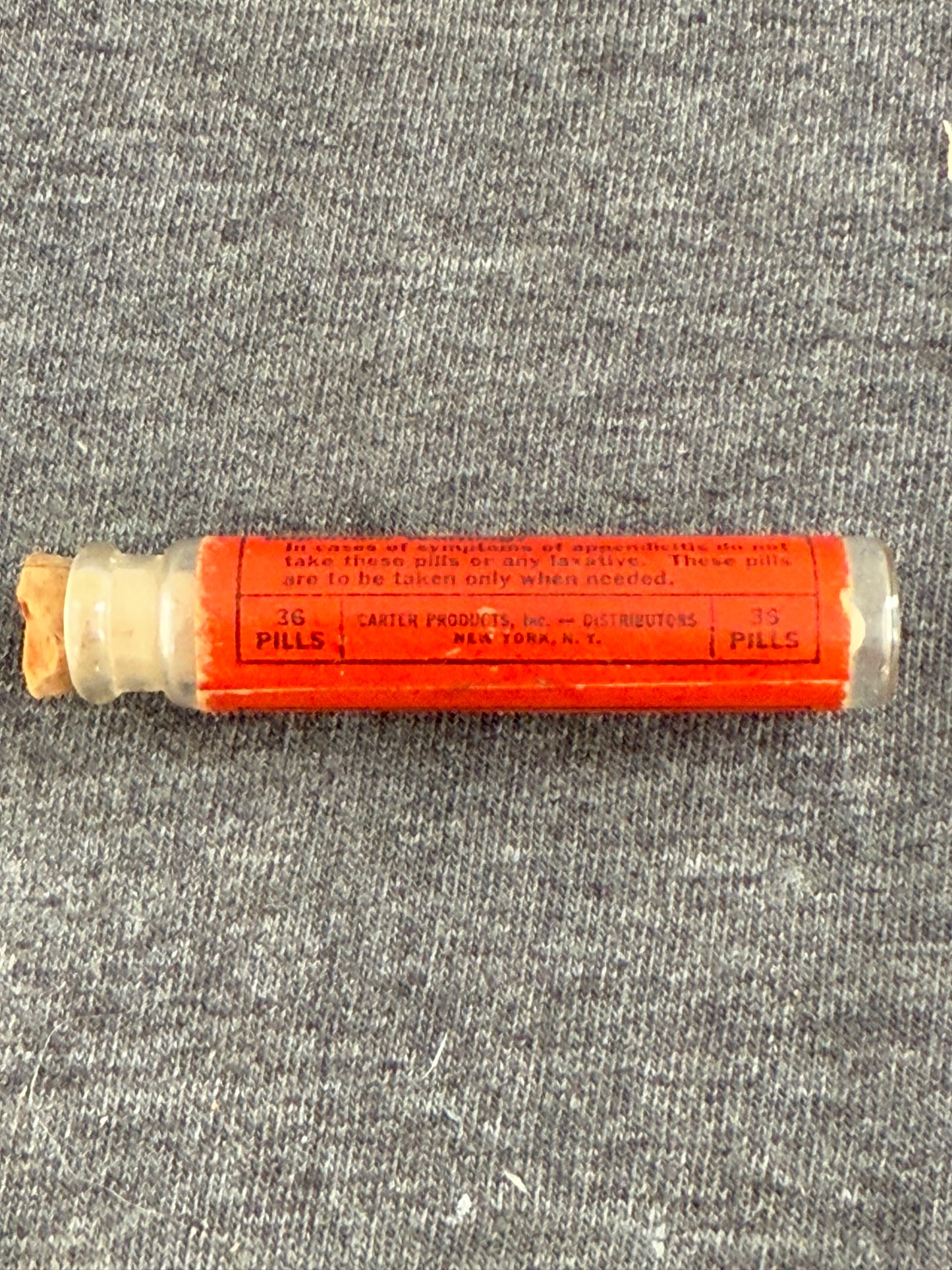 Vintage Carter's Little Liver Pills Bottle