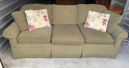 Comfortable Miles Talbot Sofa with Throw Pillows (delivery available)