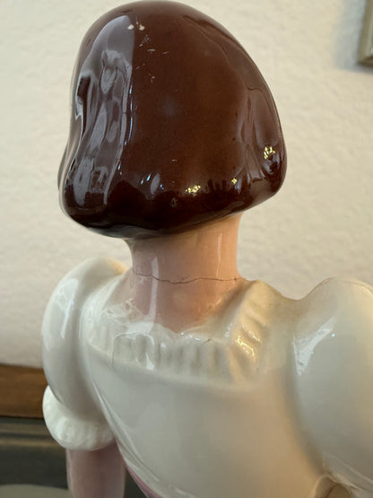 Vintage 1940s Hedi Schoop Ceramic Figurine Planter