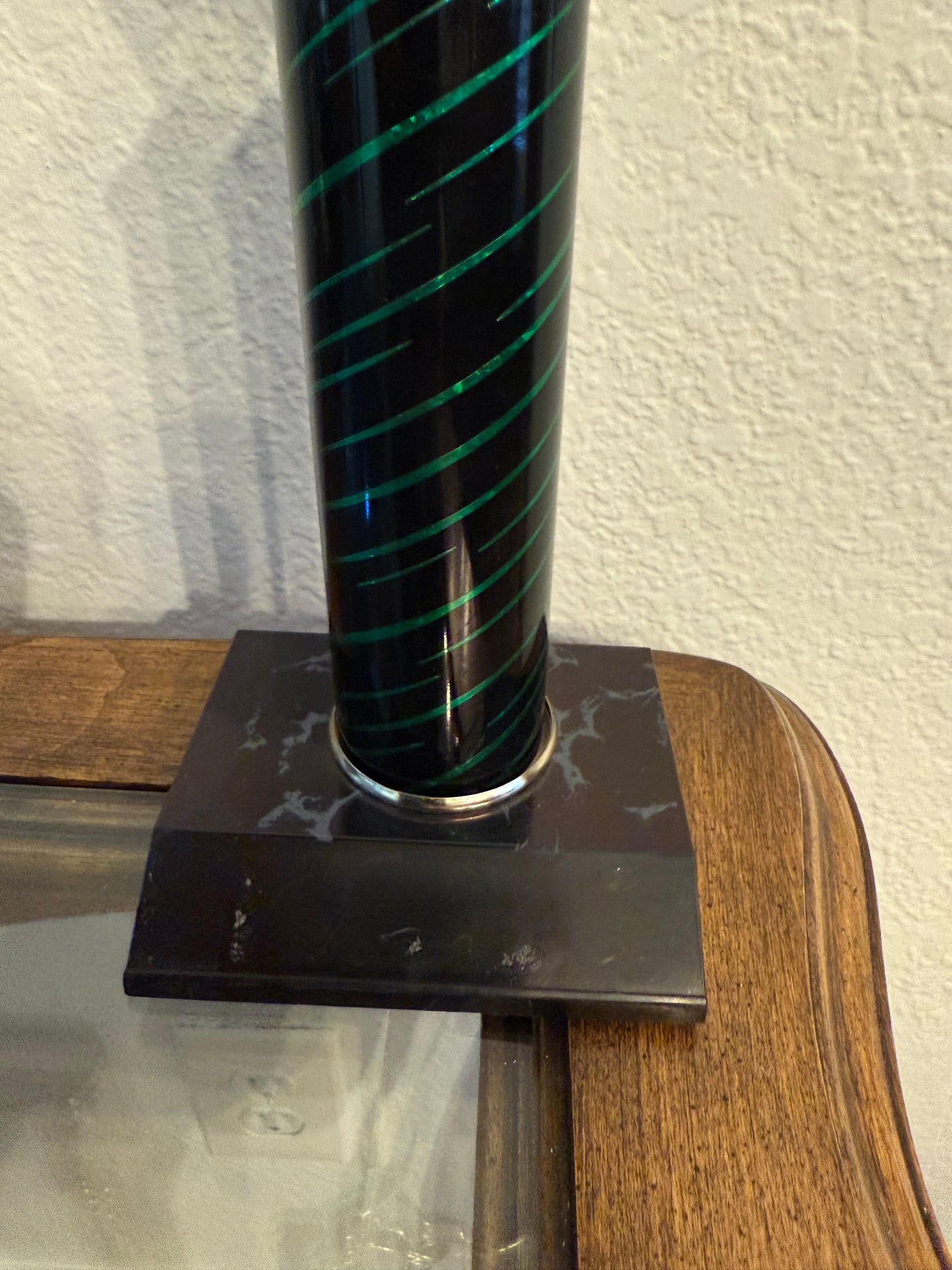 Gold-Tone Music Award Trophy with Lyre Motif