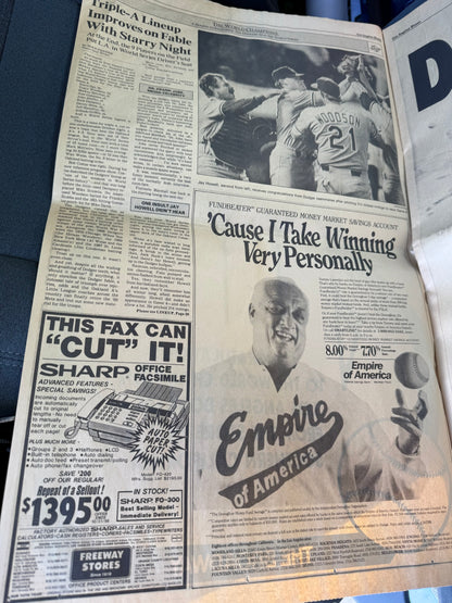 LA Times 1988 Recap of the Dodgers World Series Win (26 pages)