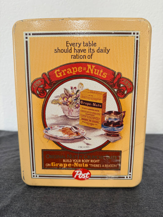 Vintage Grape-Nuts Advertising Tin