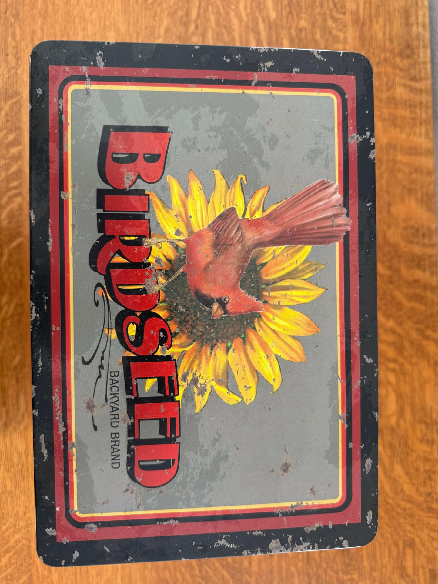 Birdseed Tin