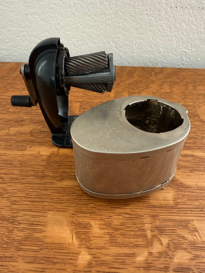 Inside of manual pencil sharpener