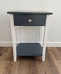Nightstand with Drawer and Shelf