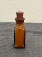 Antique Amber Glass Medicine Bottle 1880-1920