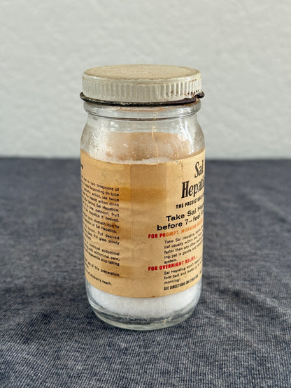 Vintage Sal Hepatica Bottle