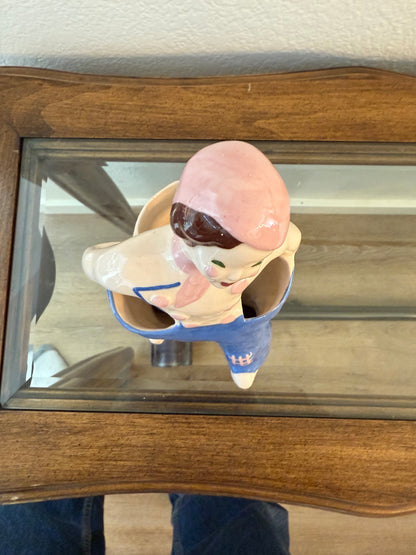 Vintage Kim Ward Mid-Century Modern Ceramic Figurine Planter