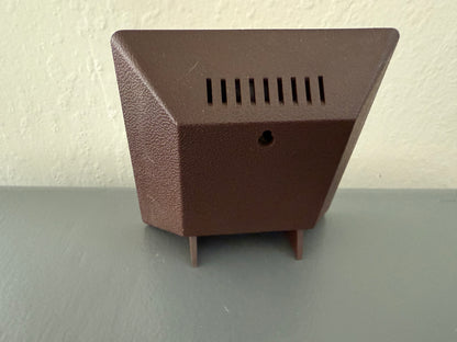 Brown plastic back of clock