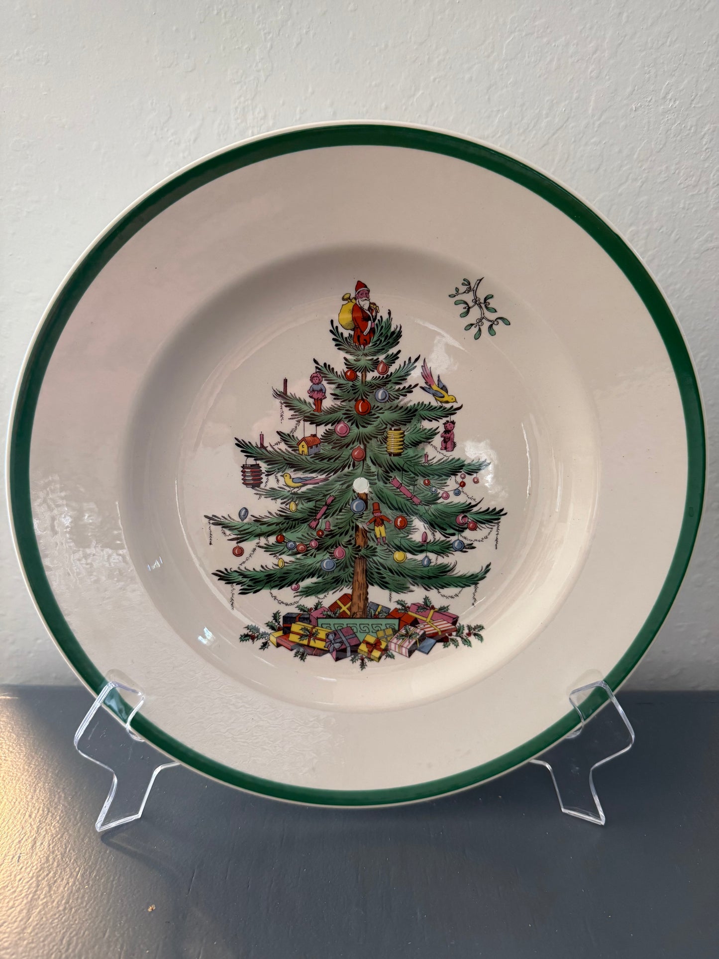 Spode Christmas Tree Tidbit Tray in Original Packaging