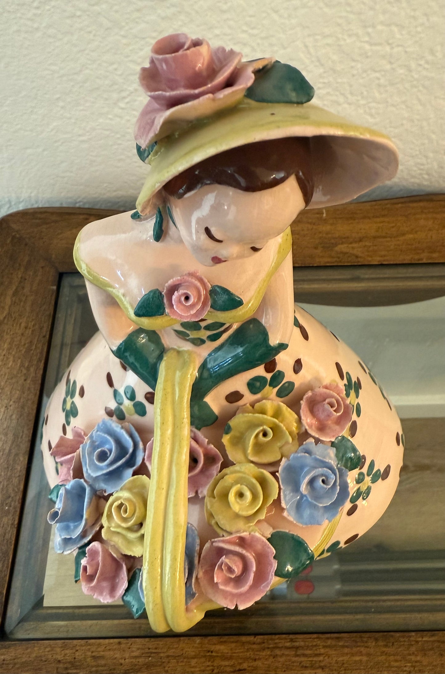 Vintage 1950s Kaye of Hollywood Hand Painted Ceramic Figurine