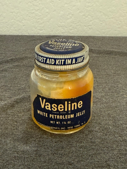 Vintage Vaseline Petroleum Jelly Jar