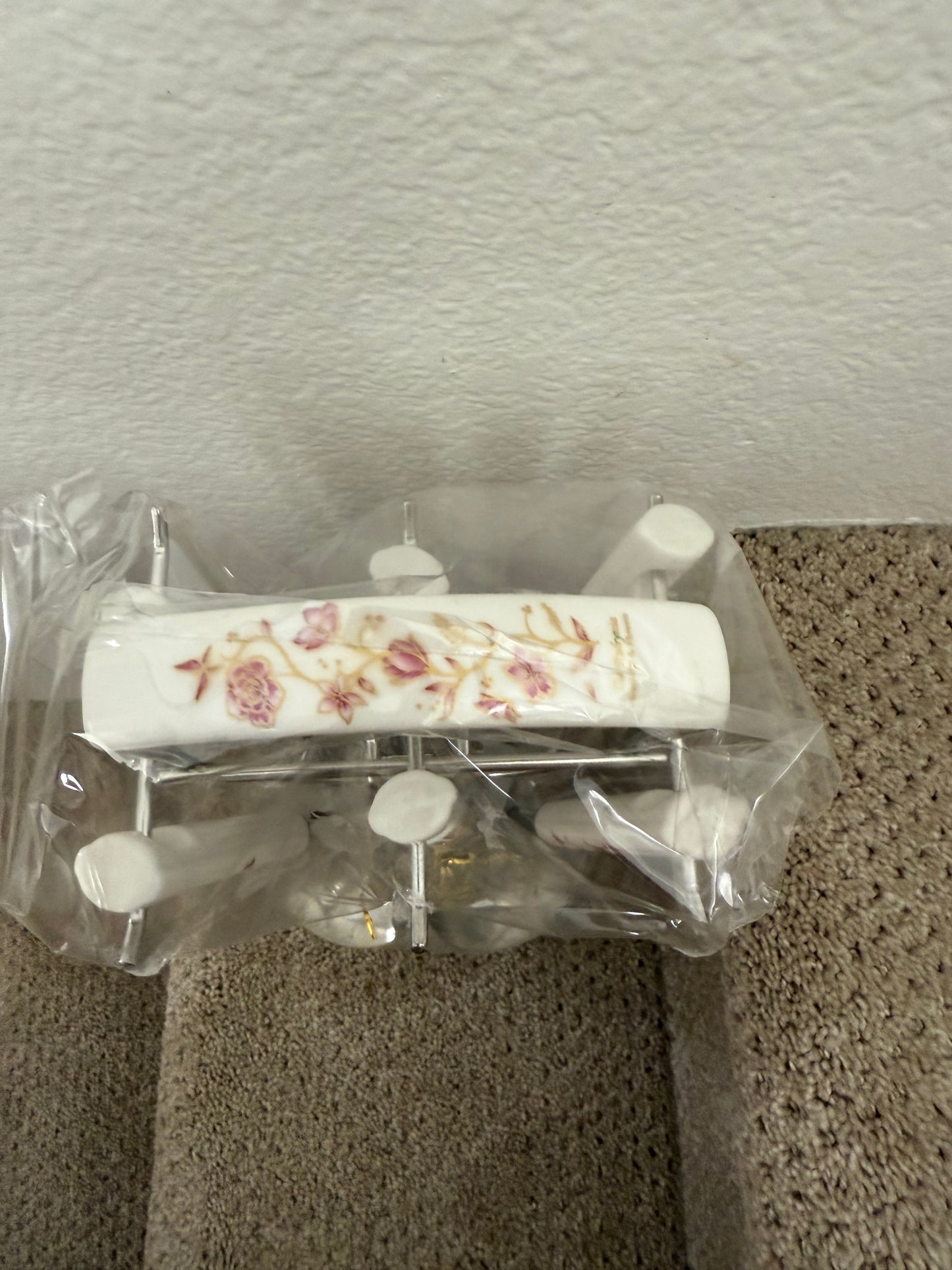 Silby Floral 6 Piece Kitchen Utensil Set with Holder Brand New in Box