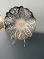 Vintage International Silver Company "Lovelace" Filigree Bowl