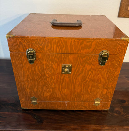 Handmade Wooden Tackle Box from 1990