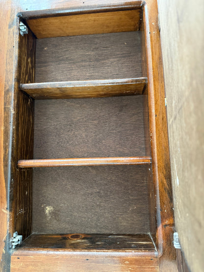 Wooden cabinet shelves
