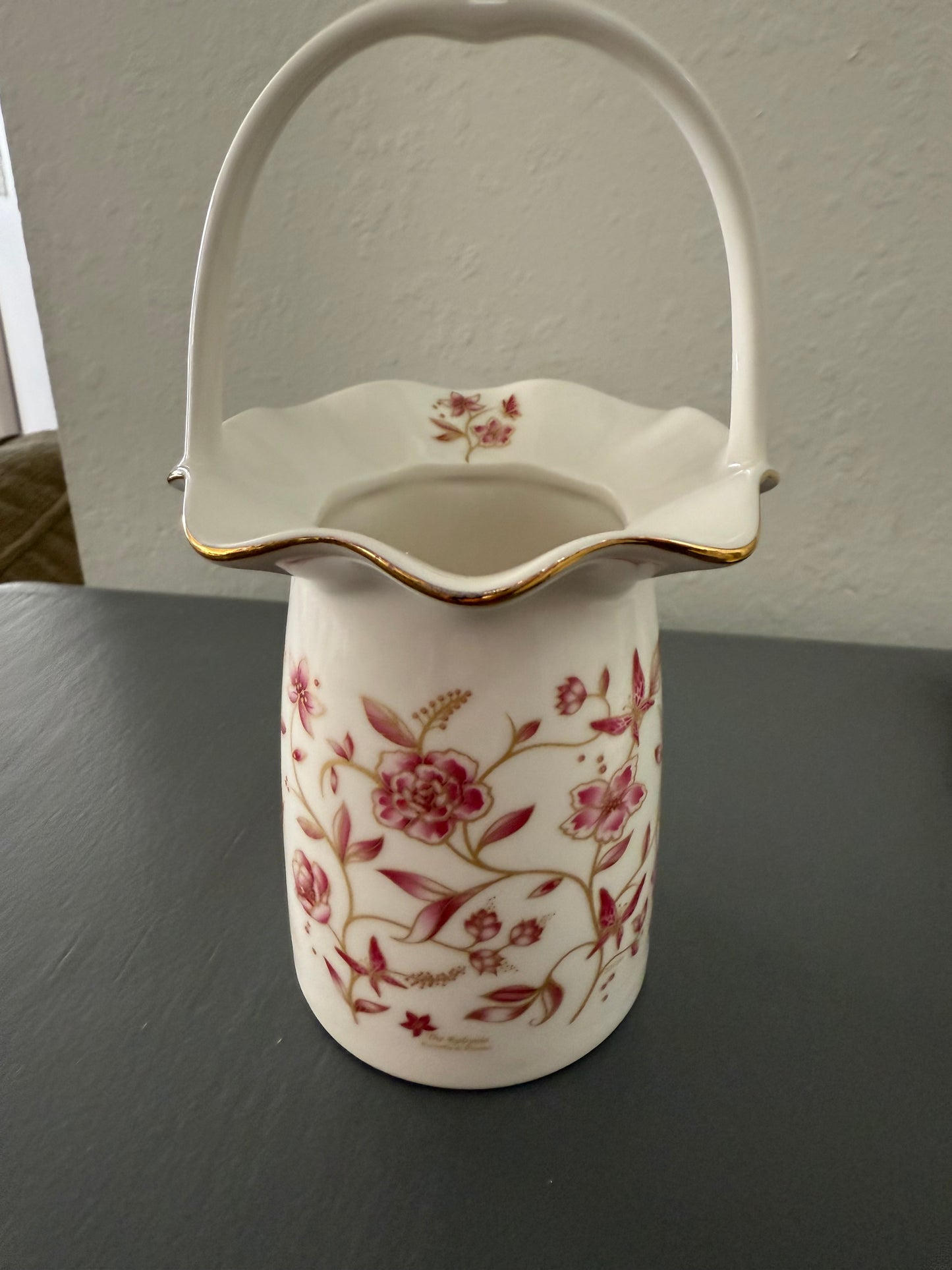 Silby Floral 4 Teaspoons & 4 Tea Forks with Holder Brand New in Box