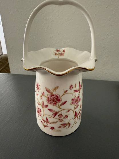 Silby Floral 4 Teaspoons & 4 Tea Forks with Holder Brand New in Box