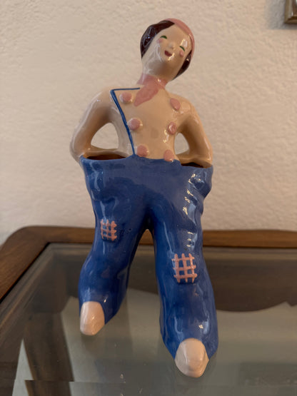 Vintage Kim Ward Mid-Century Modern Ceramic Figurine Planter