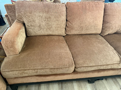 Well Made Comfortable Sofa on a Wood Base