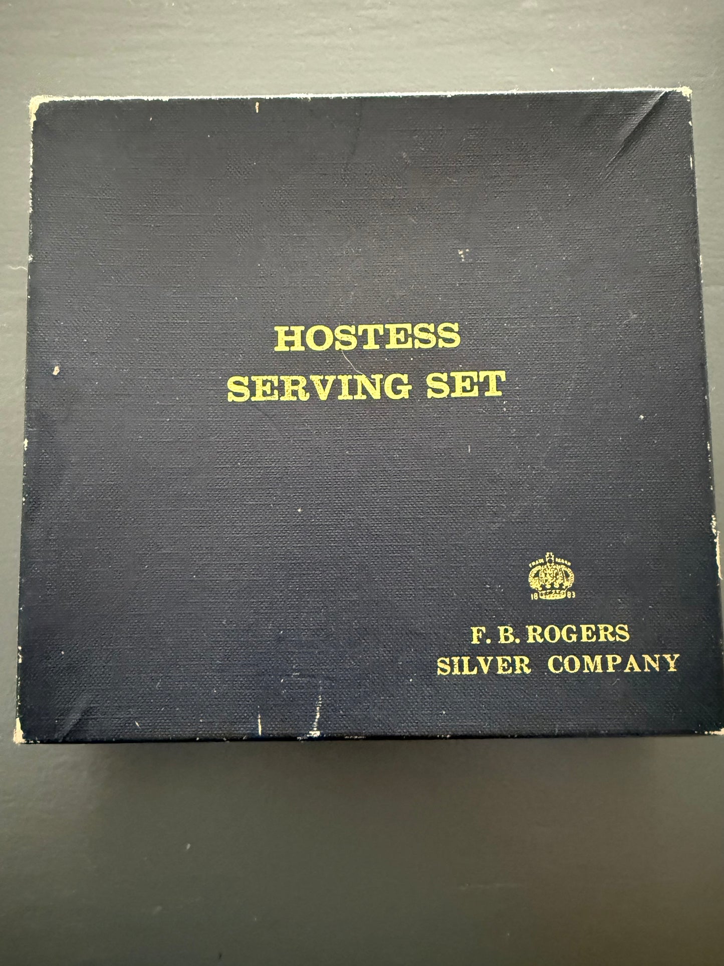 F. B. Rogers Silver Company Hostess Serving Set in Original Box (Japan)