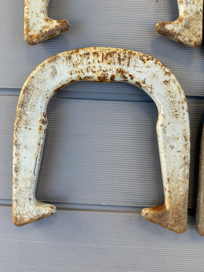 Vintage American Horseshoe Set