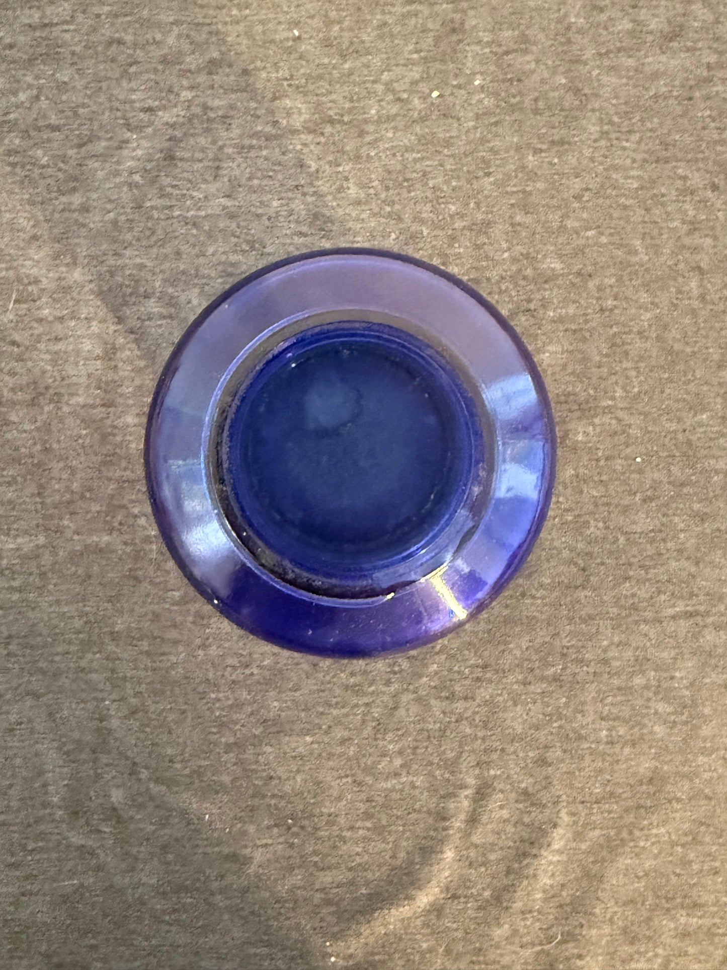 Vintage Cobalt Blue Glass Bottle