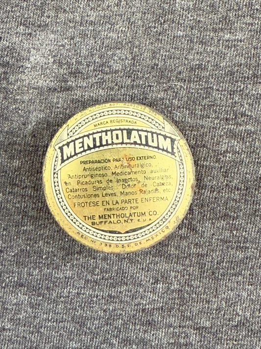 Vintage Mentholatum Tin