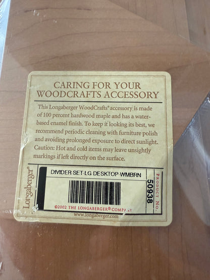 Wooden product with a label on a clear background