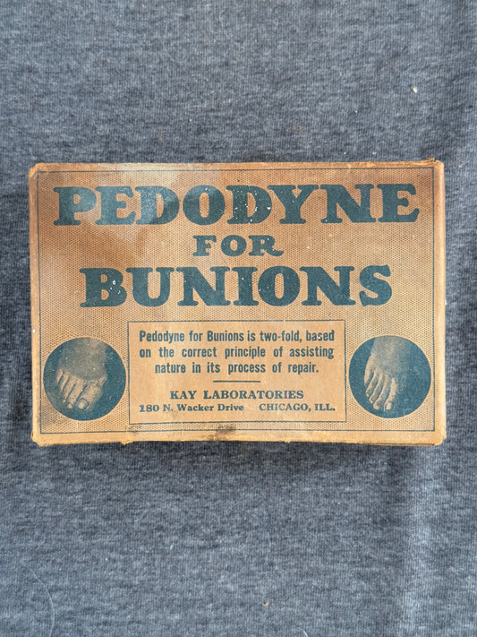 Vintage Pedodyne Bunion Treatment Box